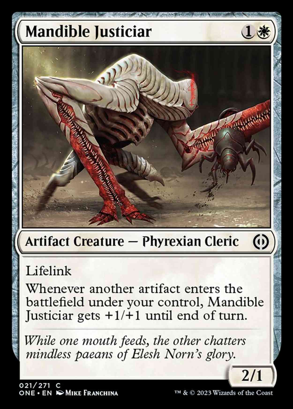 Mandible Justiciar magic card front
