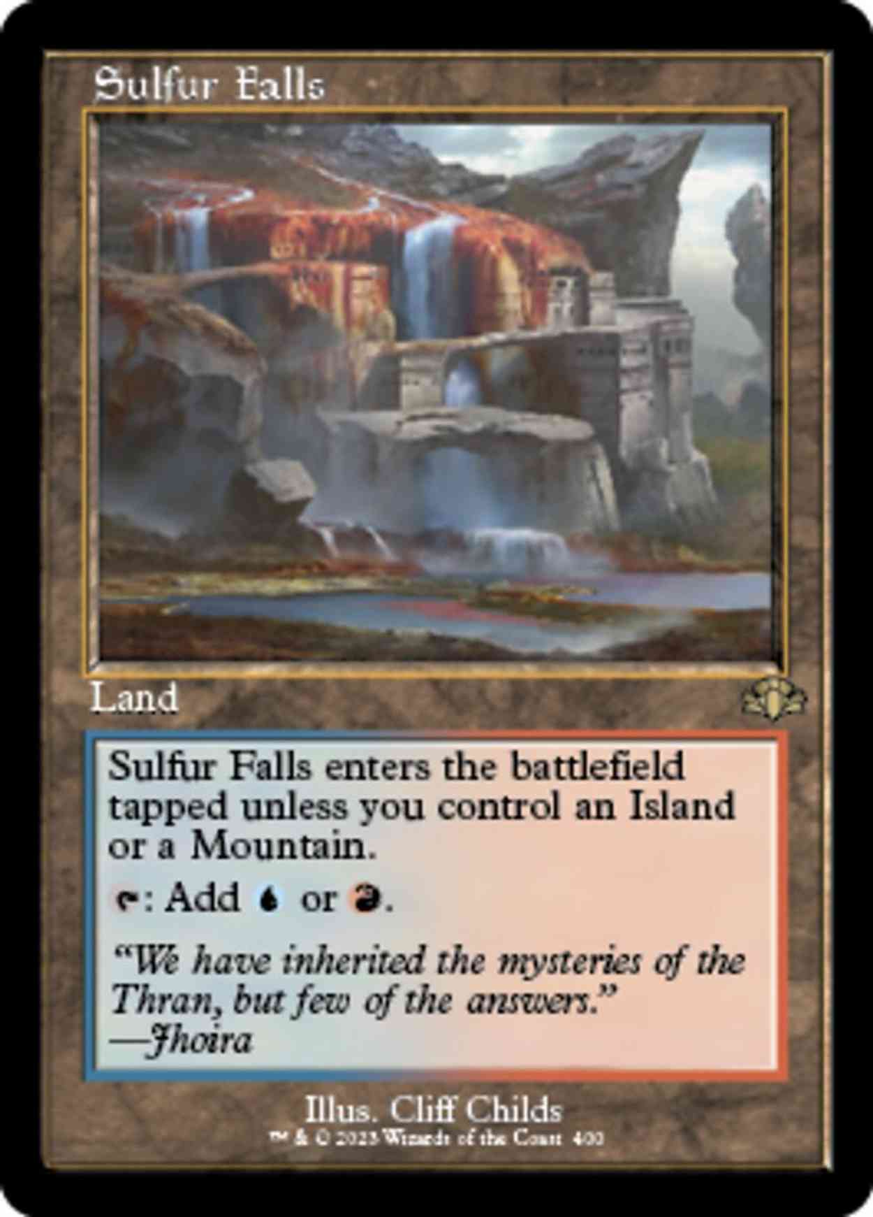 Sulfur Falls (Retro Frame) magic card front