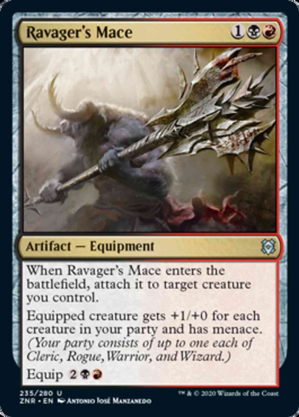Ravager's Mace magic card front