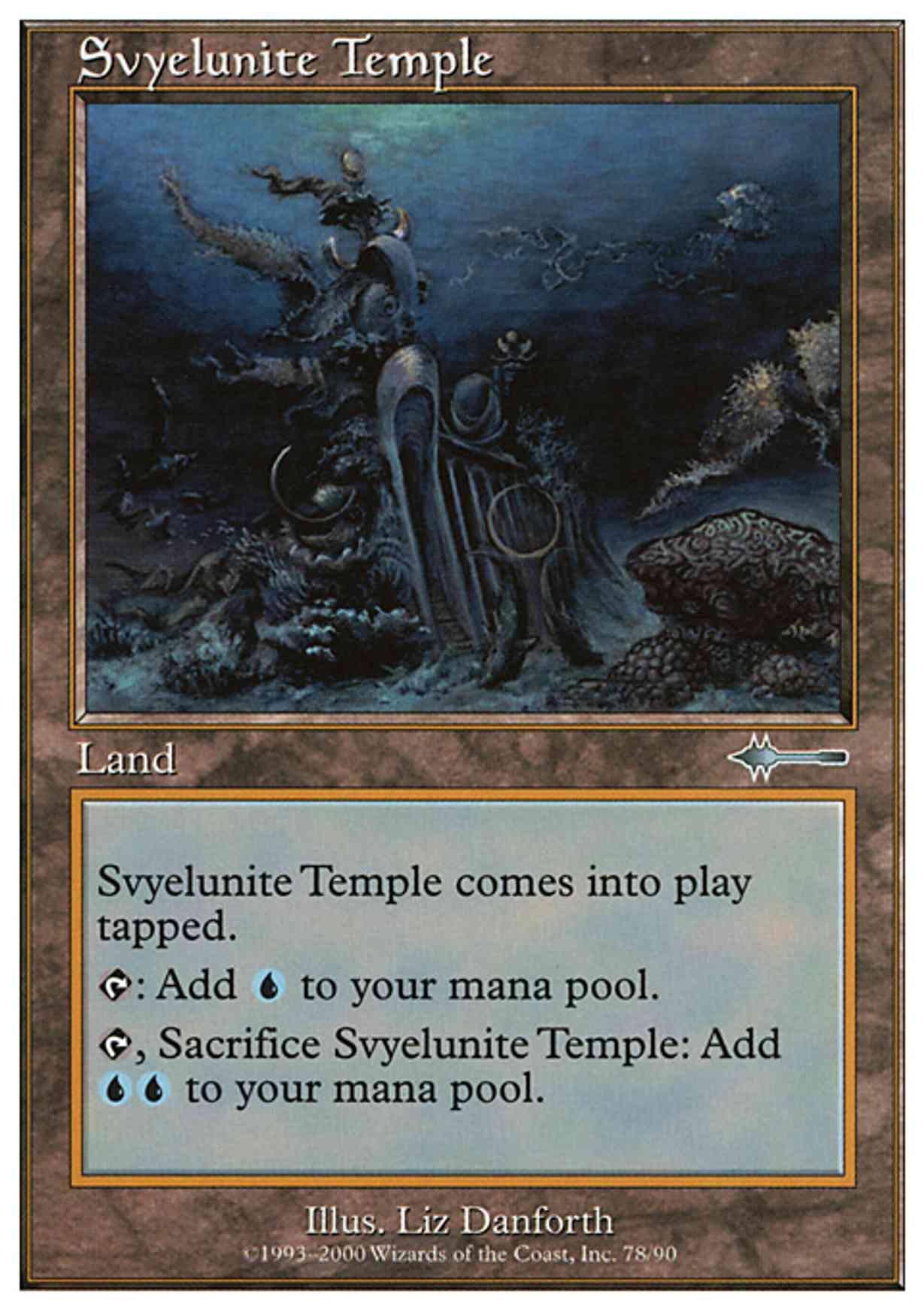 Svyelunite Temple magic card front