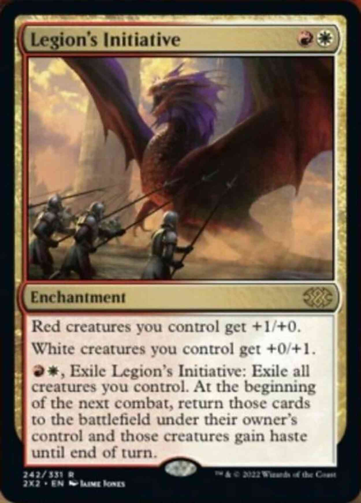 Legion's Initiative magic card front