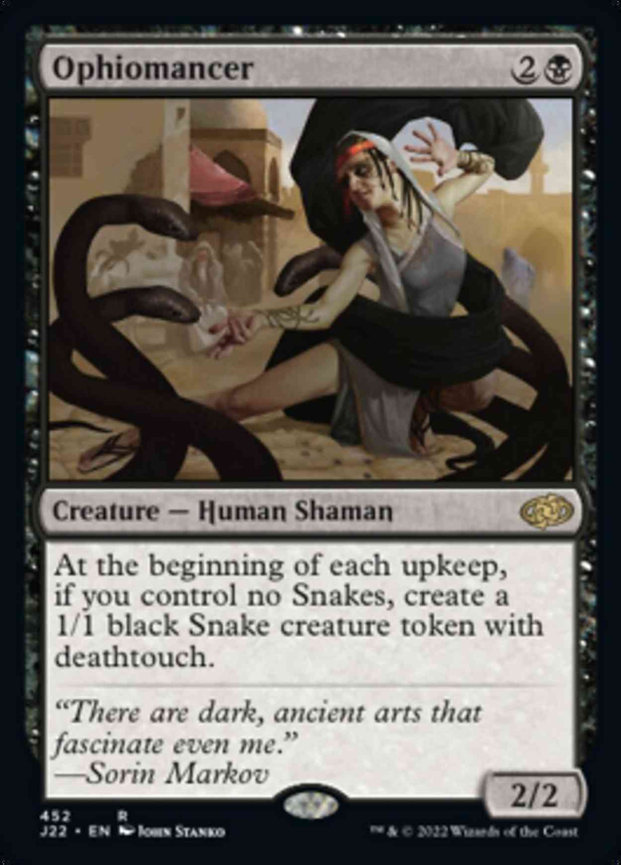 Ophiomancer magic card front