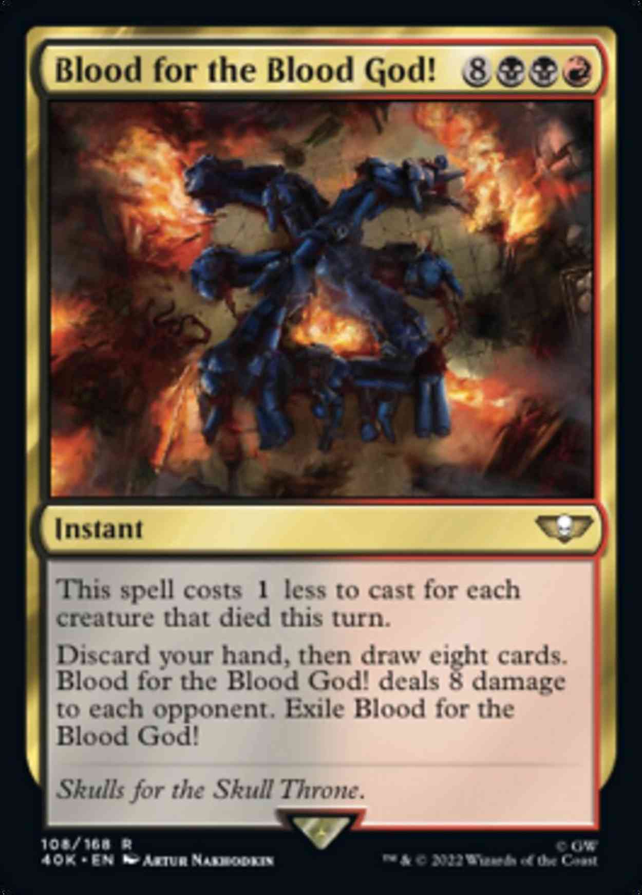 Blood for the Blood God! (Surge Foil) magic card front