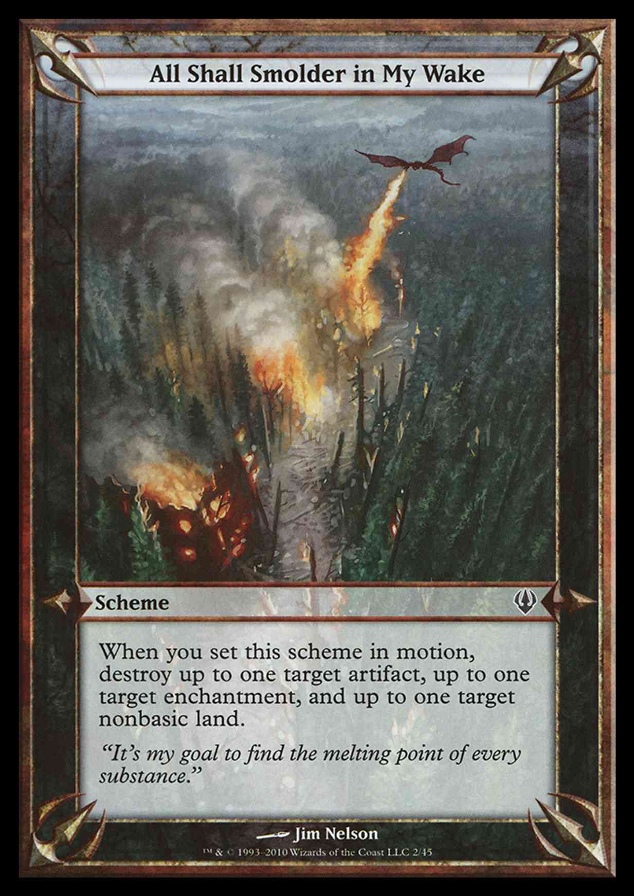 All Shall Smolder in My Wake (Archenemy) magic card front