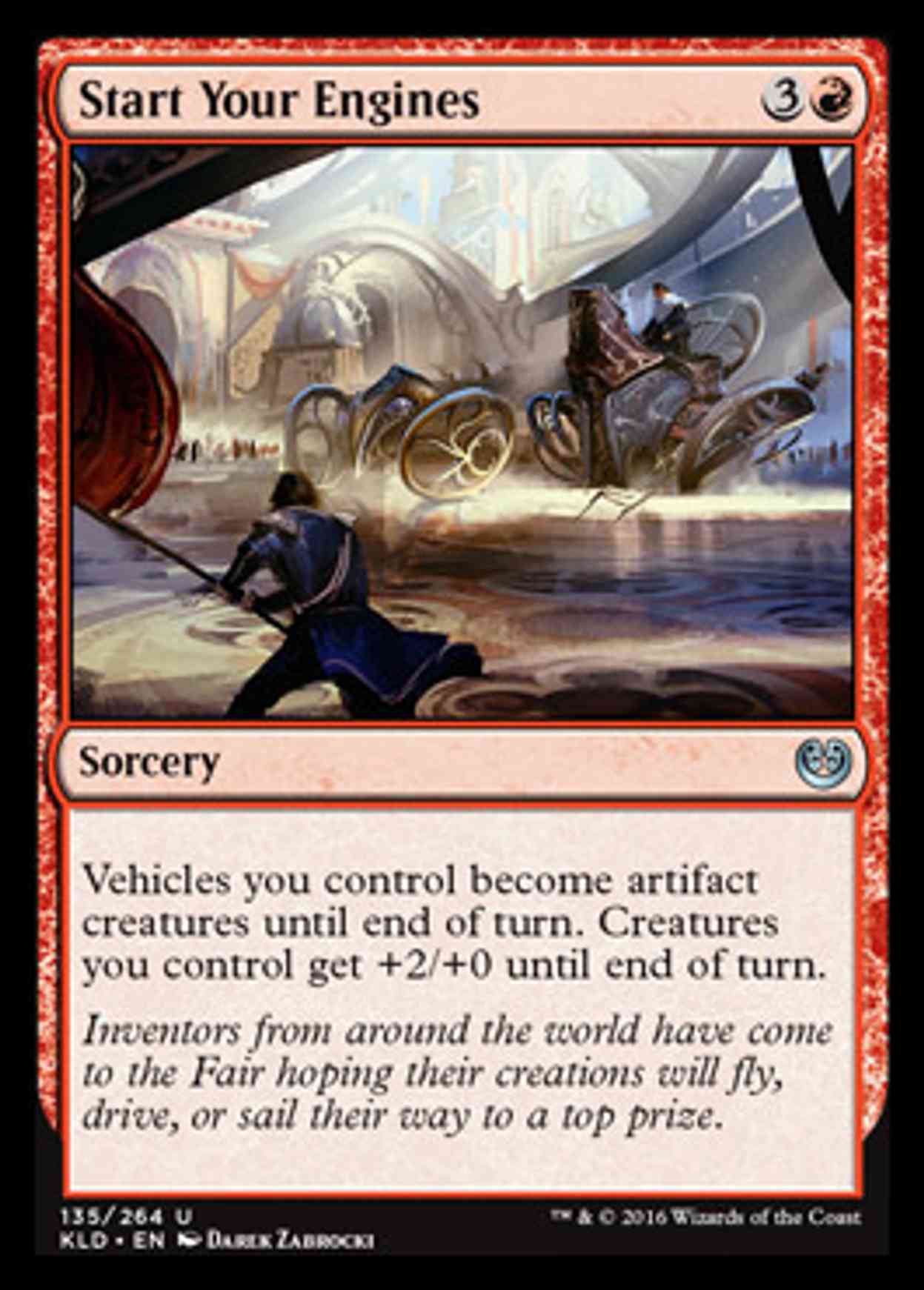 Start Your Engines magic card front