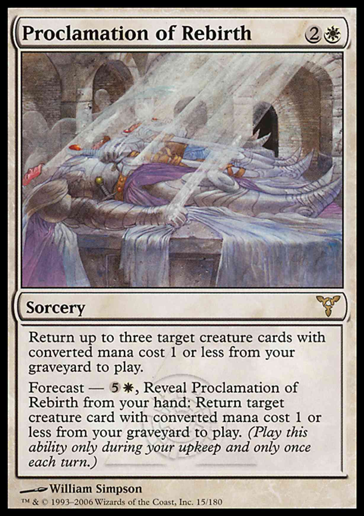 Proclamation of Rebirth magic card front