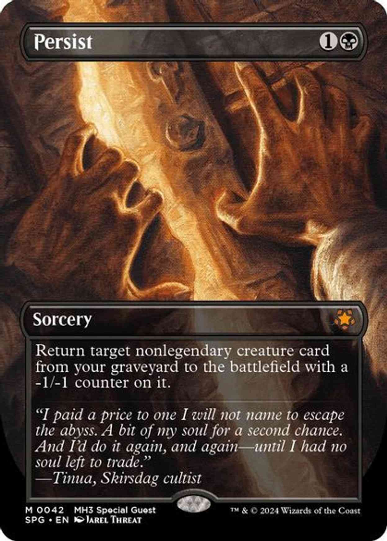 Persist (Borderless) magic card front