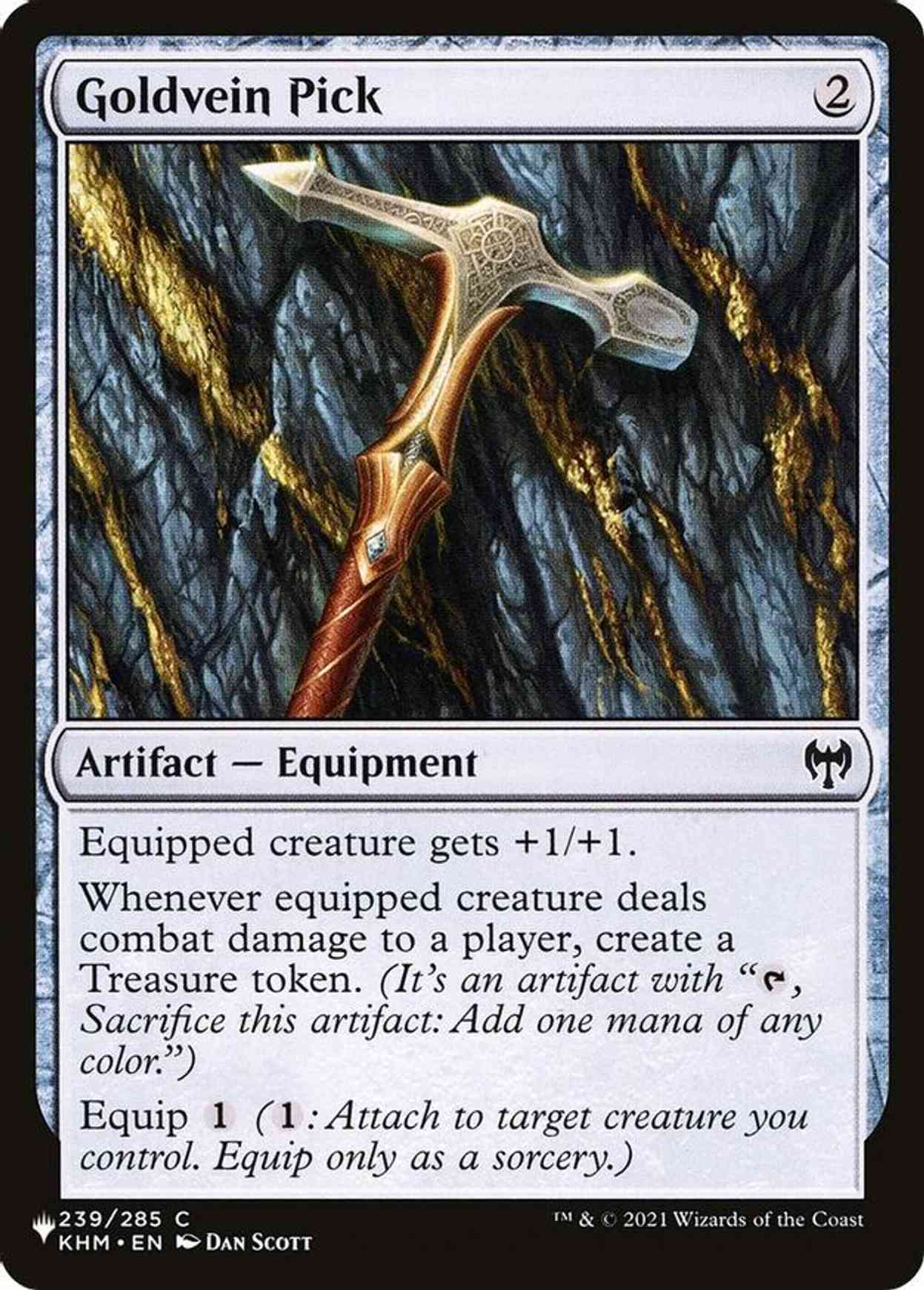 Goldvein Pick magic card front