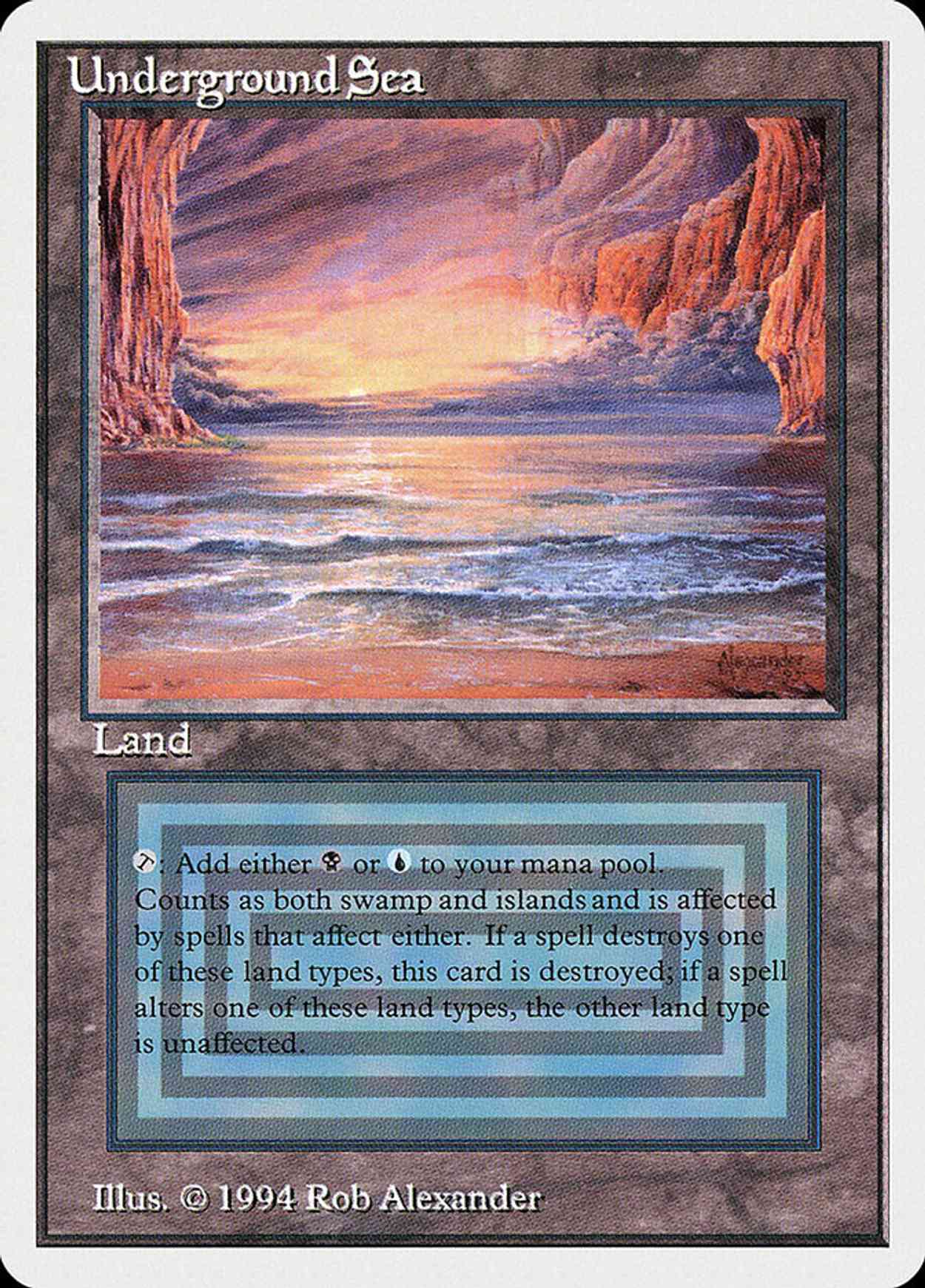 Underground Sea magic card front