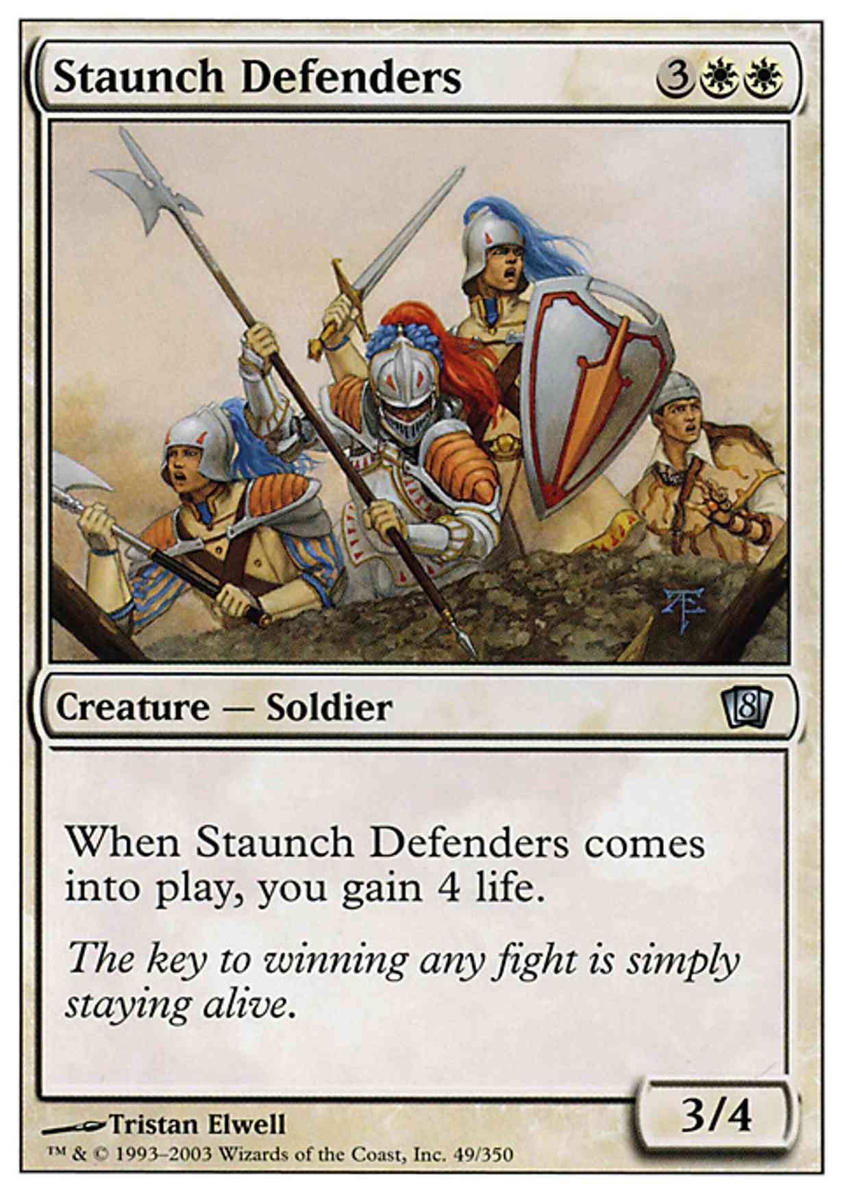 Staunch Defenders magic card front