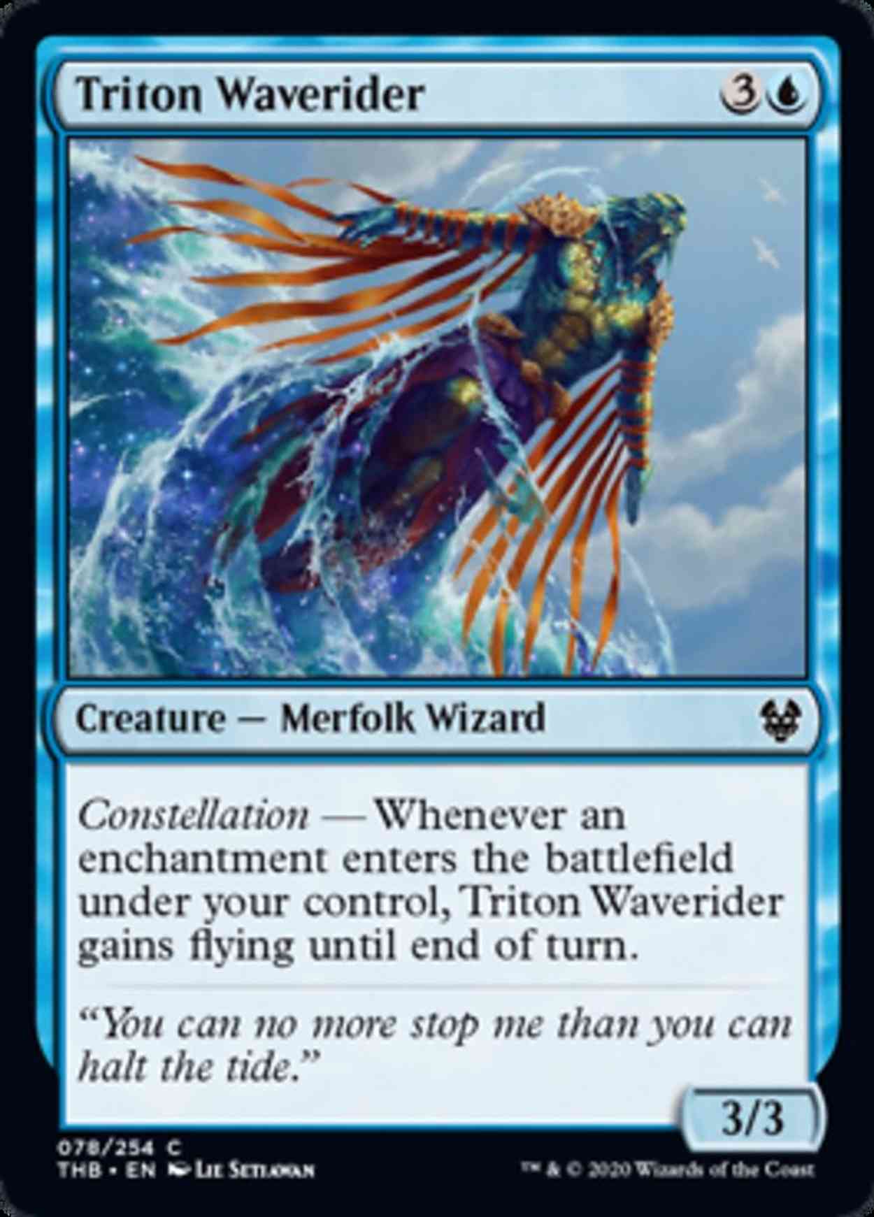 Triton Waverider magic card front