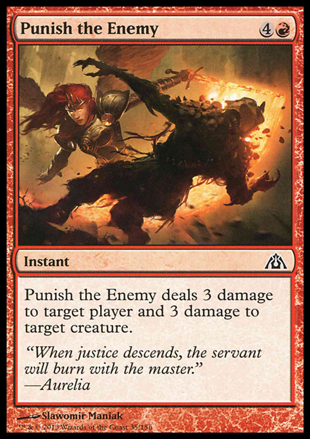 Punish the Enemy magic card front