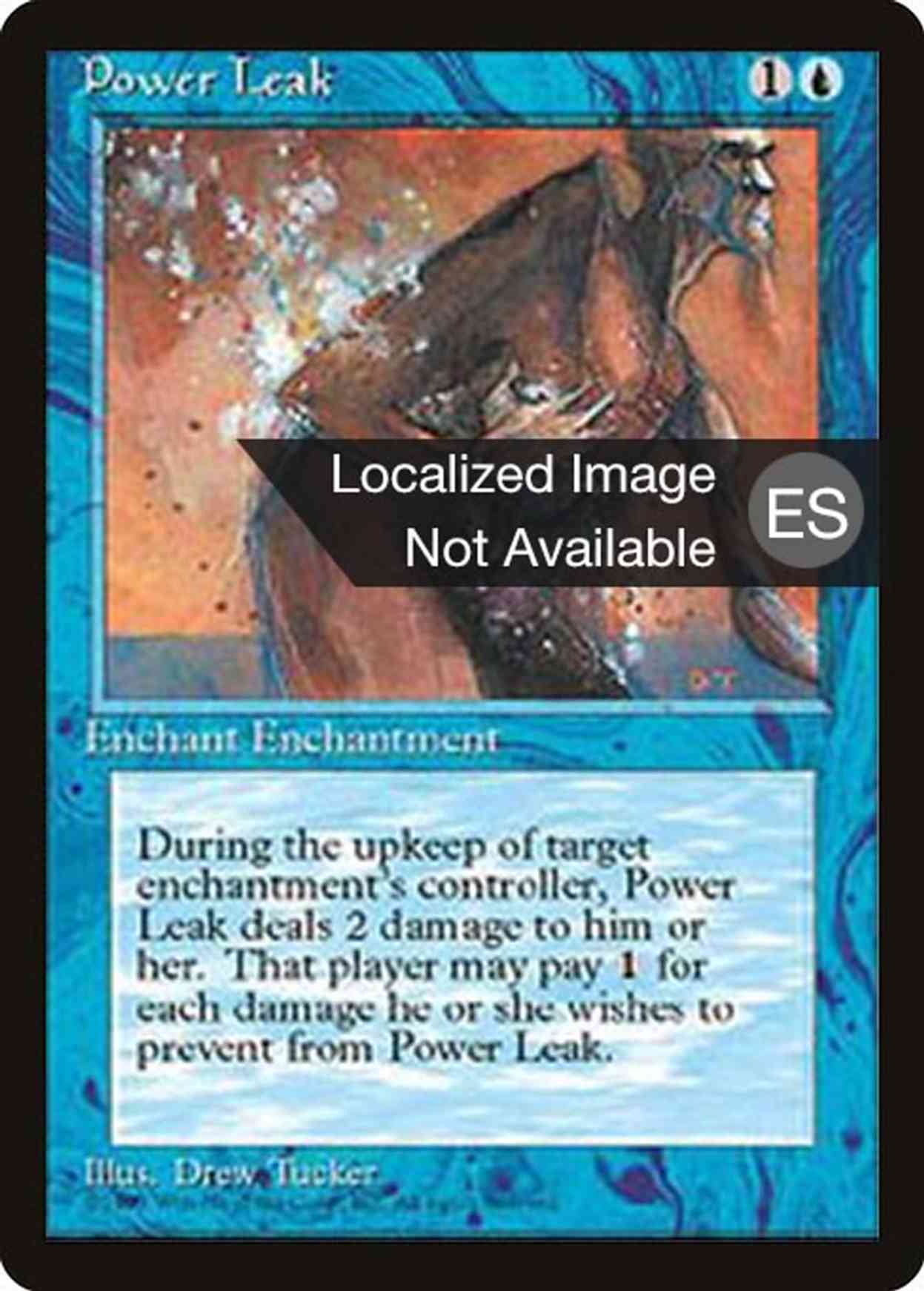 Power Leak magic card front