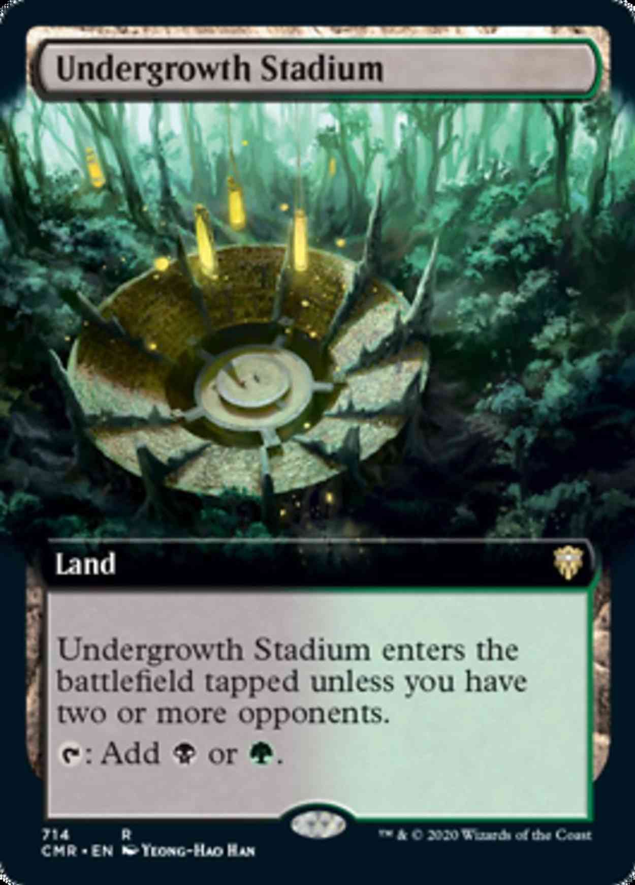 Undergrowth Stadium (Extended Art) magic card front