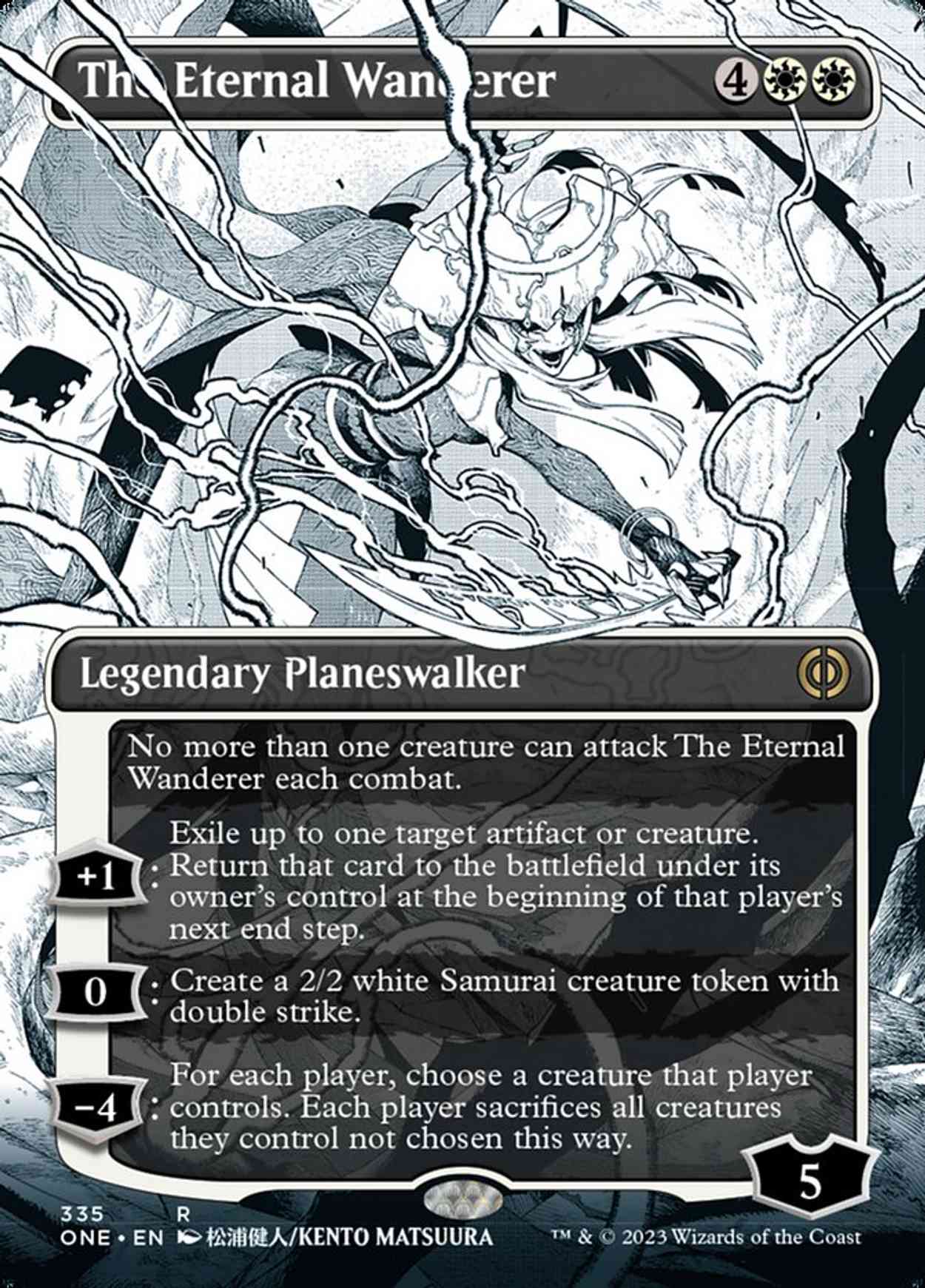 The Eternal Wanderer (Borderless) magic card front