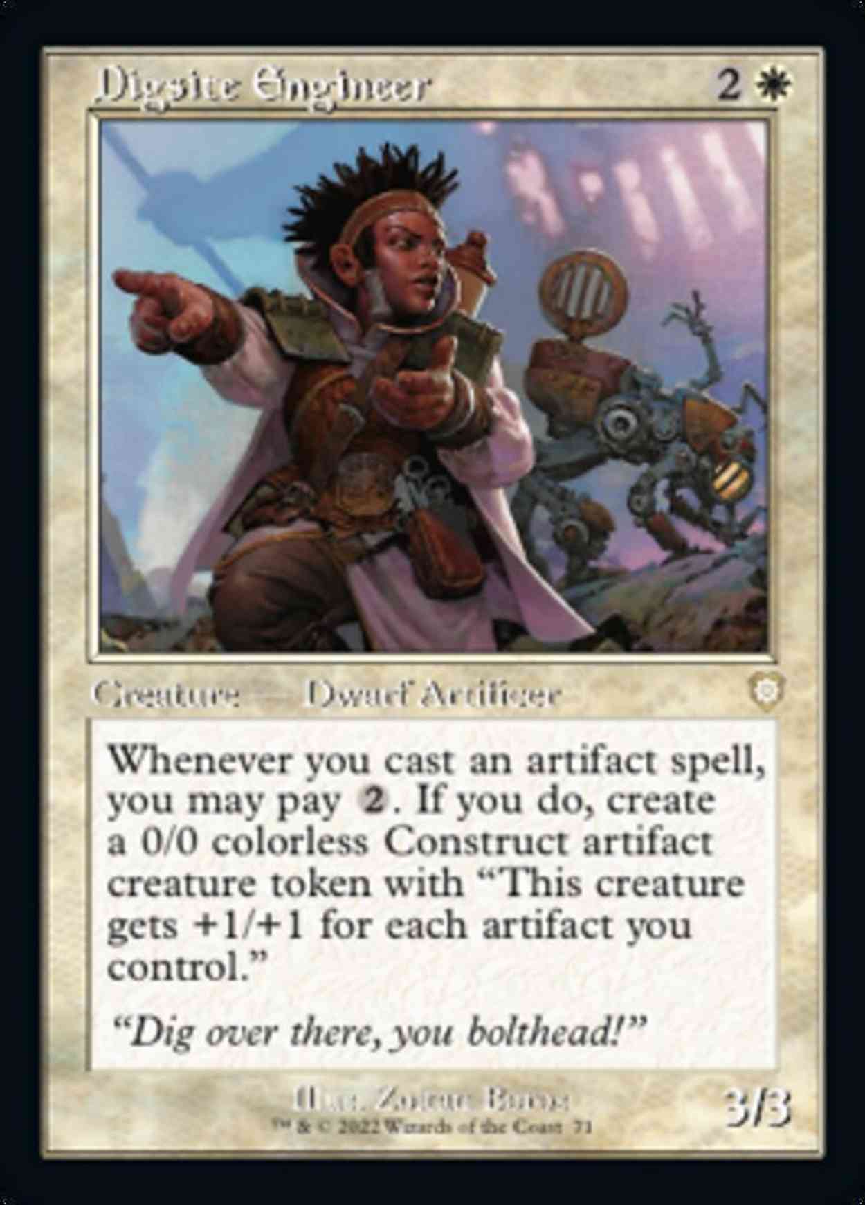 Digsite Engineer magic card front