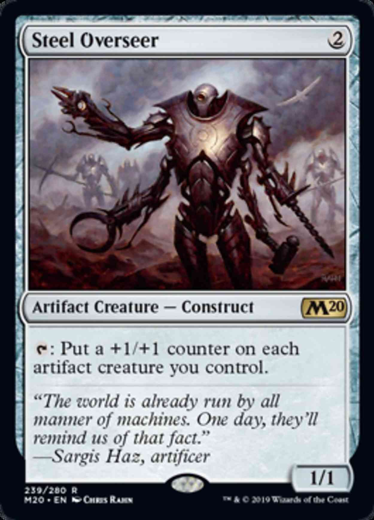 Steel Overseer magic card front