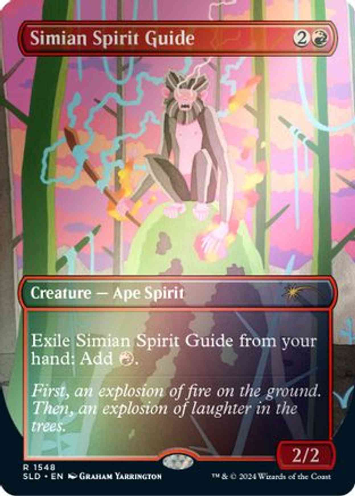 Simian Spirit Guide (Rainbow Foil) magic card front