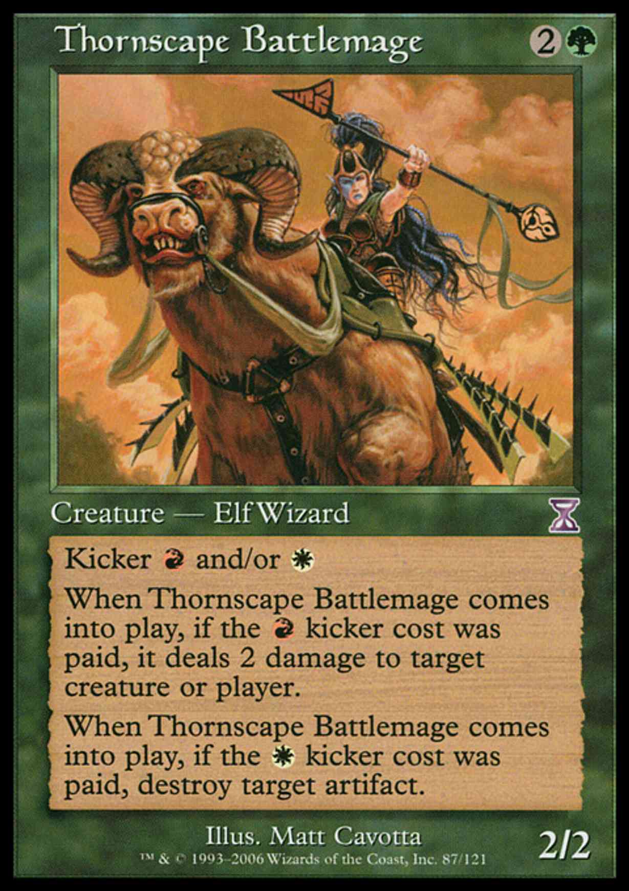 Thornscape Battlemage magic card front