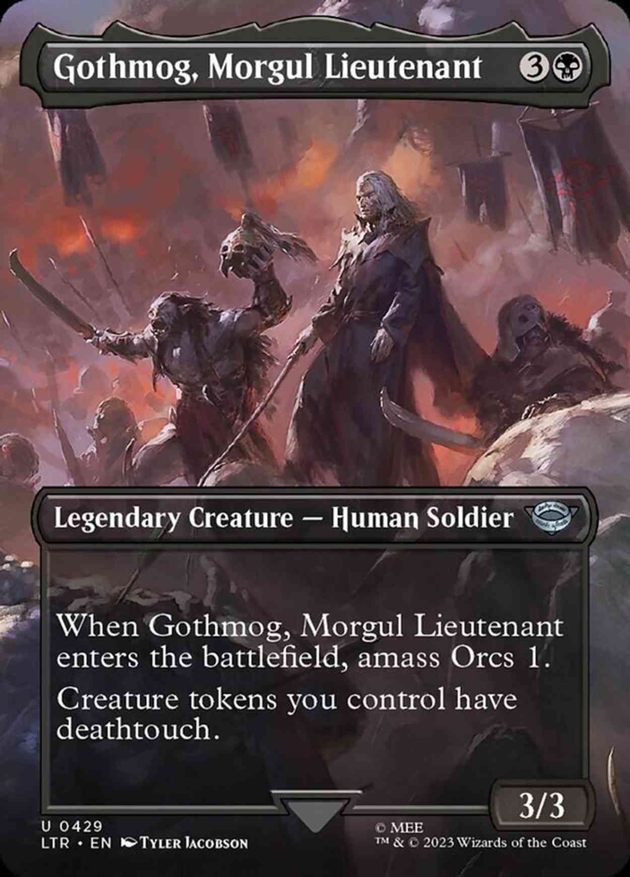 Gothmog, Morgul Lieutenant (Borderless) magic card front