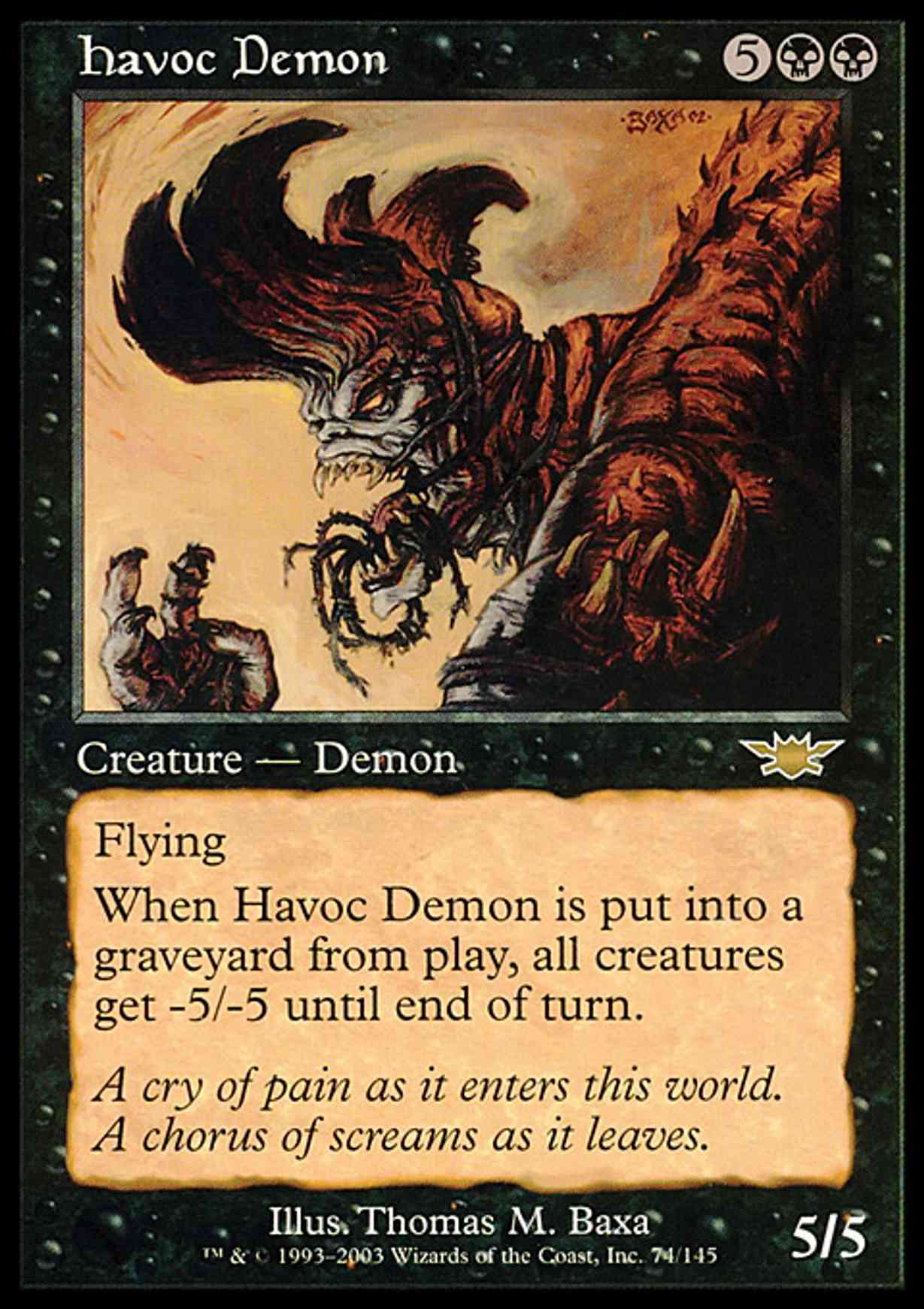 Havoc Demon magic card front