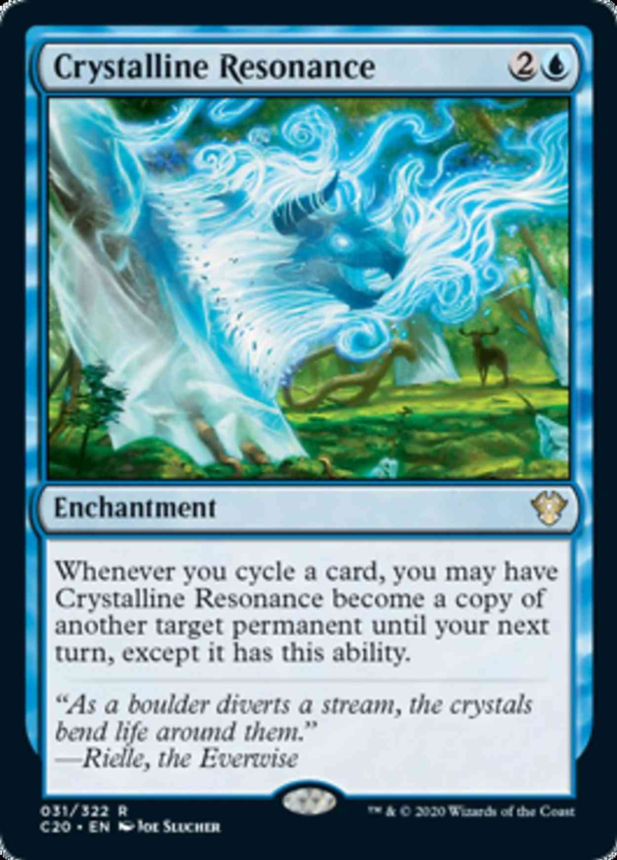 Crystalline Resonance magic card front
