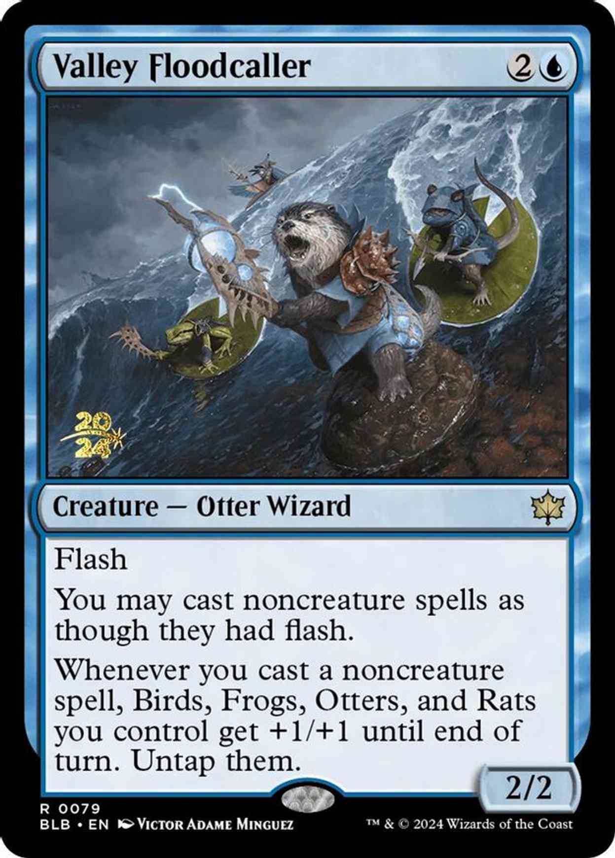 Valley Floodcaller magic card front