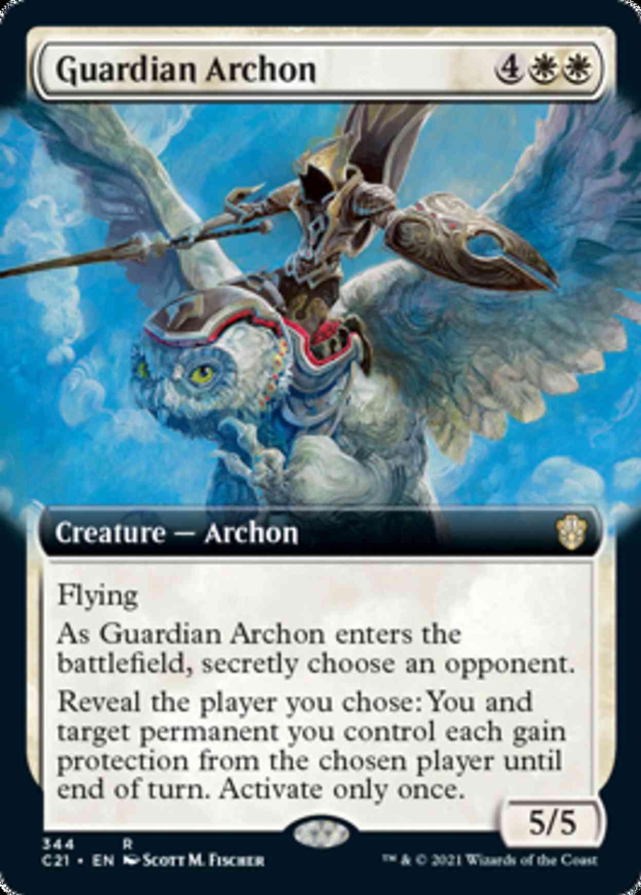 Guardian Archon (Extended Art) magic card front