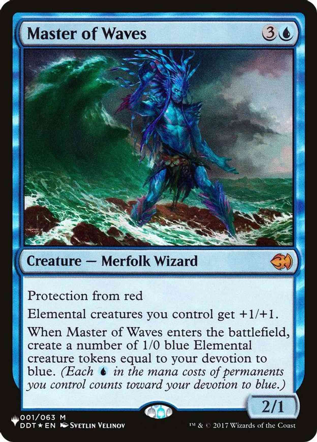 Master of Waves magic card front