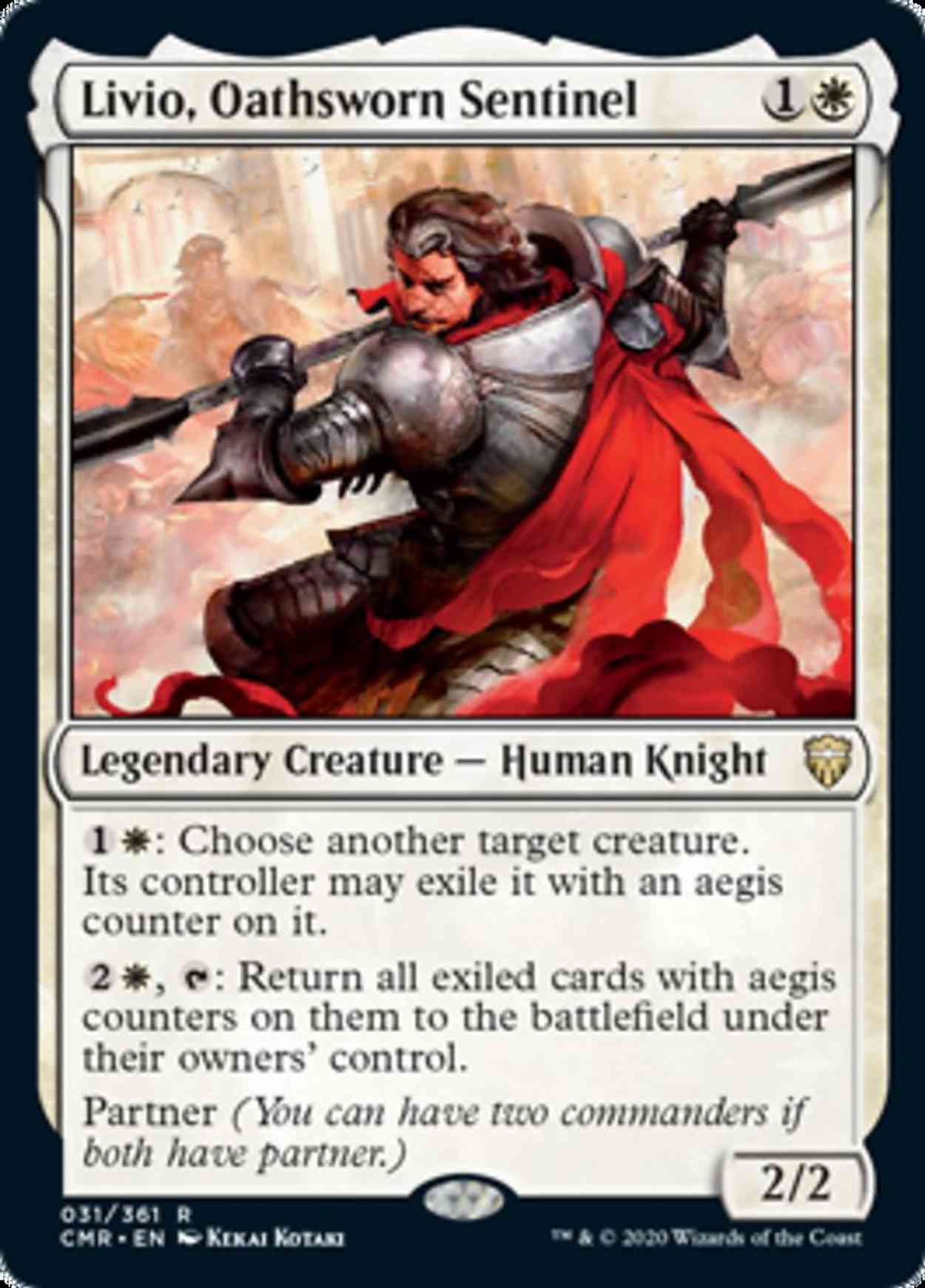 Livio, Oathsworn Sentinel magic card front