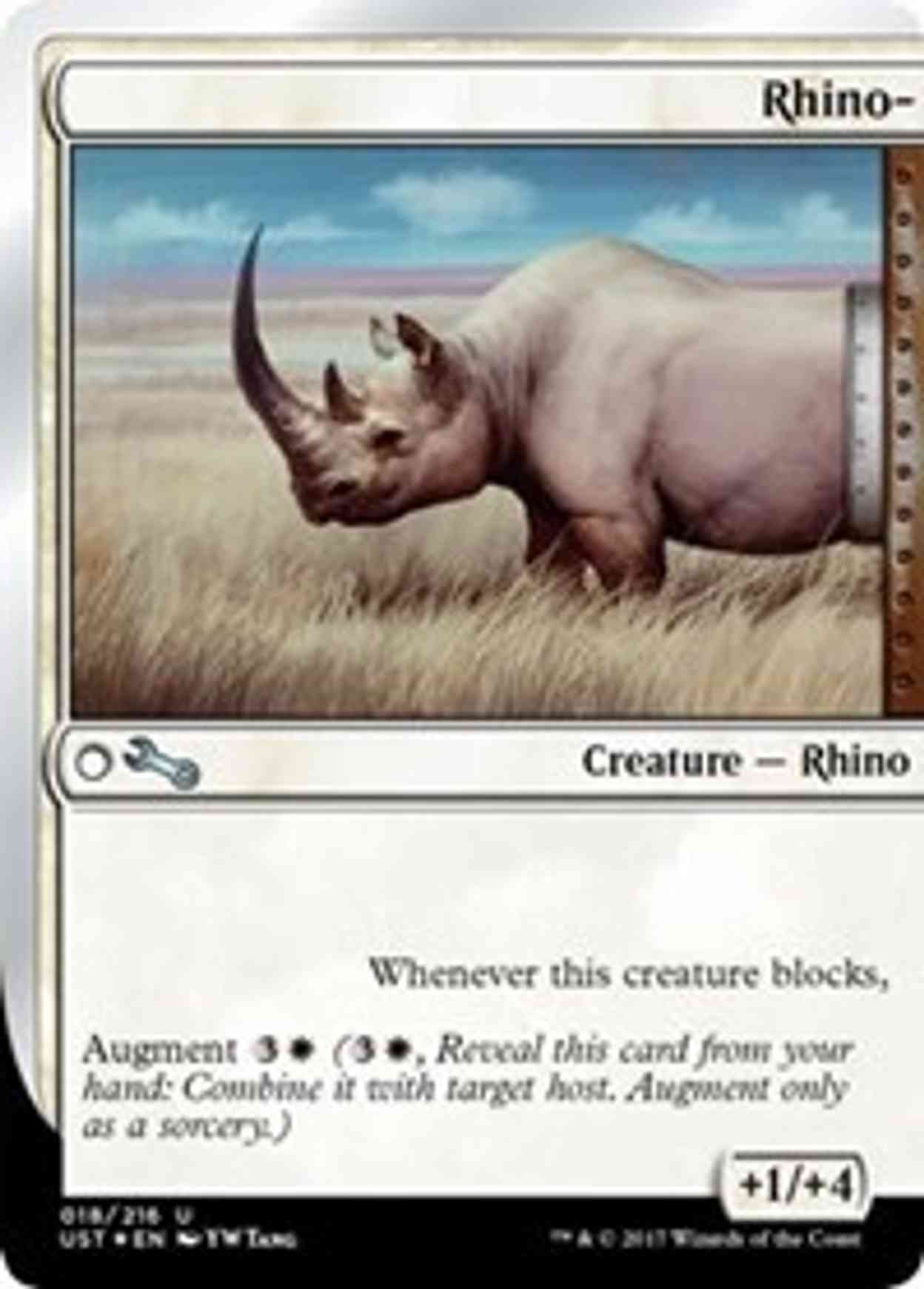 Rhino- magic card front
