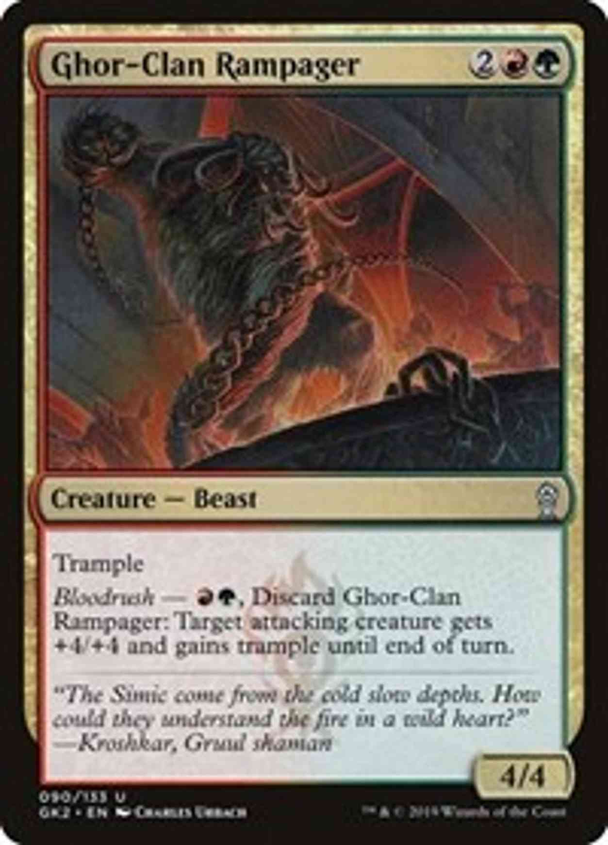 Ghor-Clan Rampager magic card front