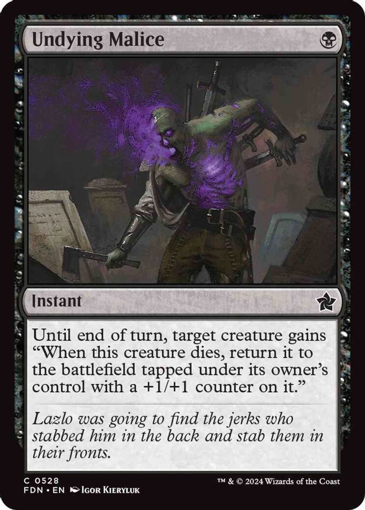 Undying Malice magic card front