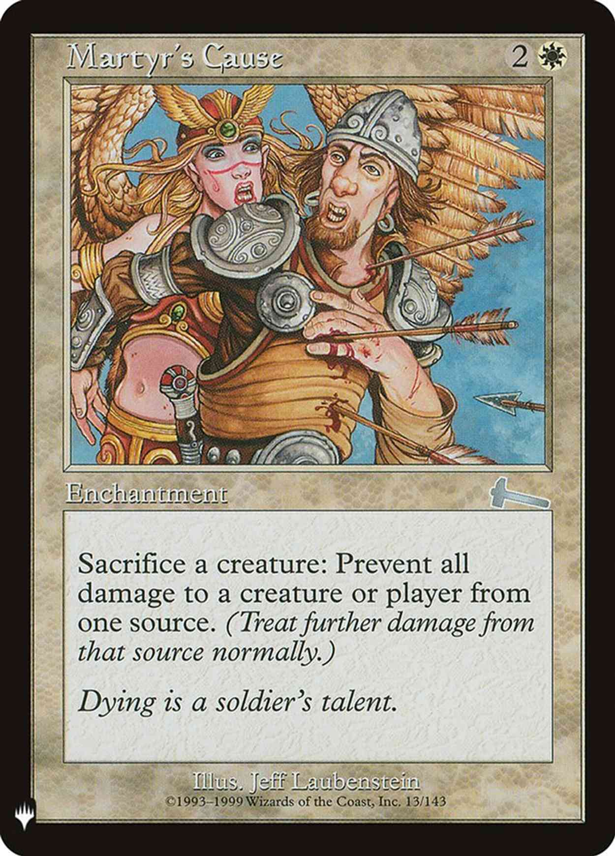 Martyr's Cause magic card front