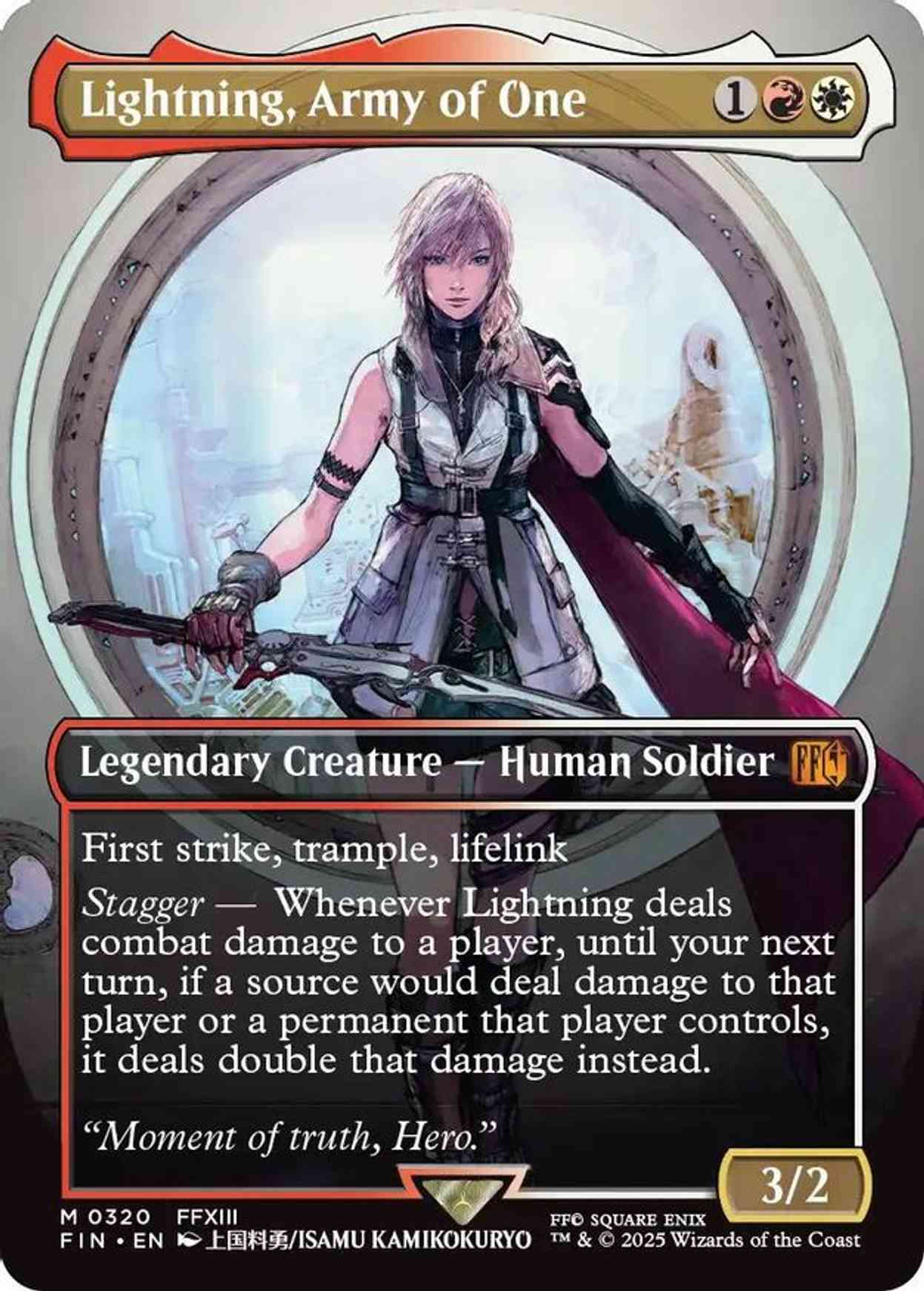Lightning, Army of One (#498) (Extended Art) | FINAL FANTASY