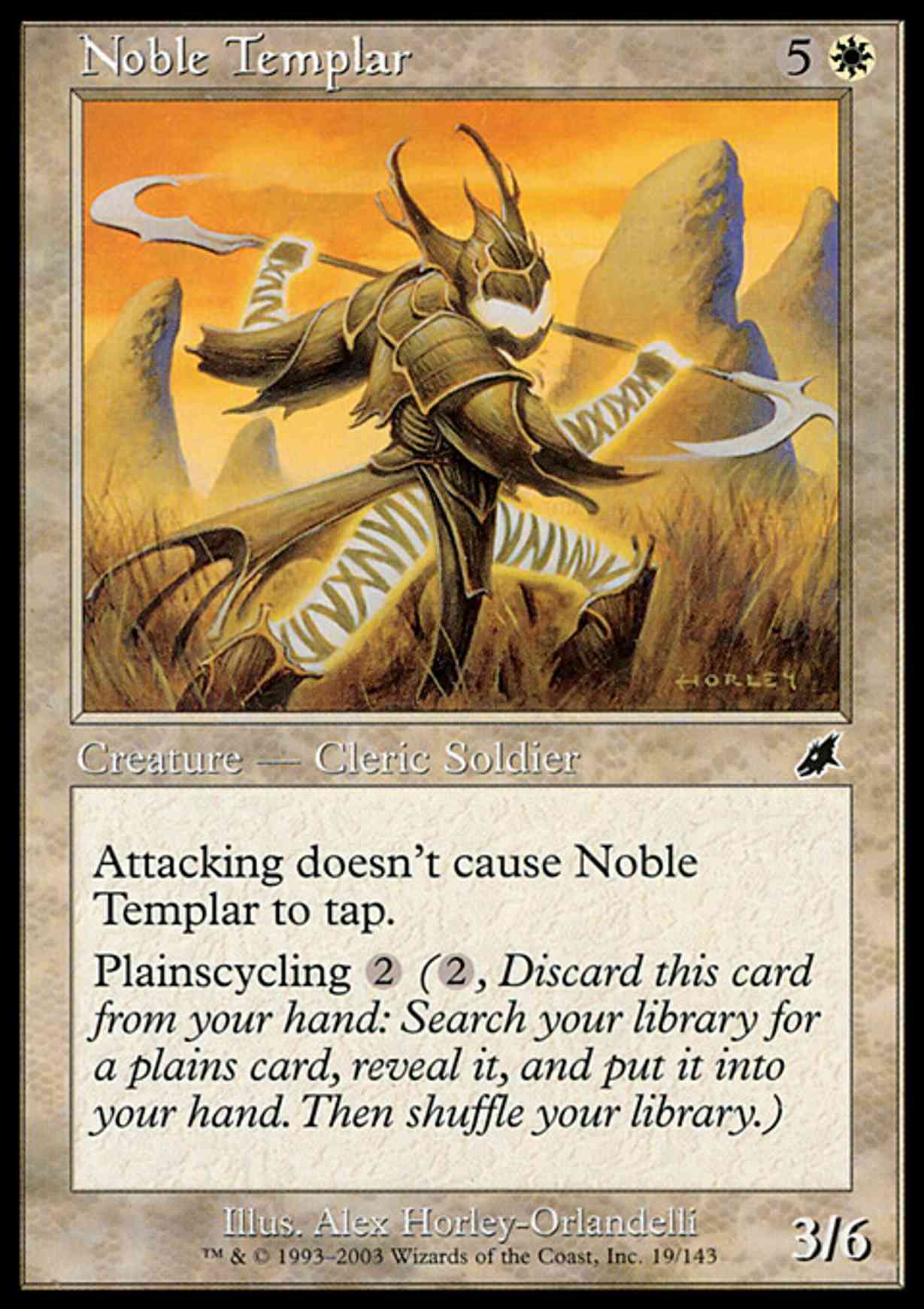 Noble Templar magic card front