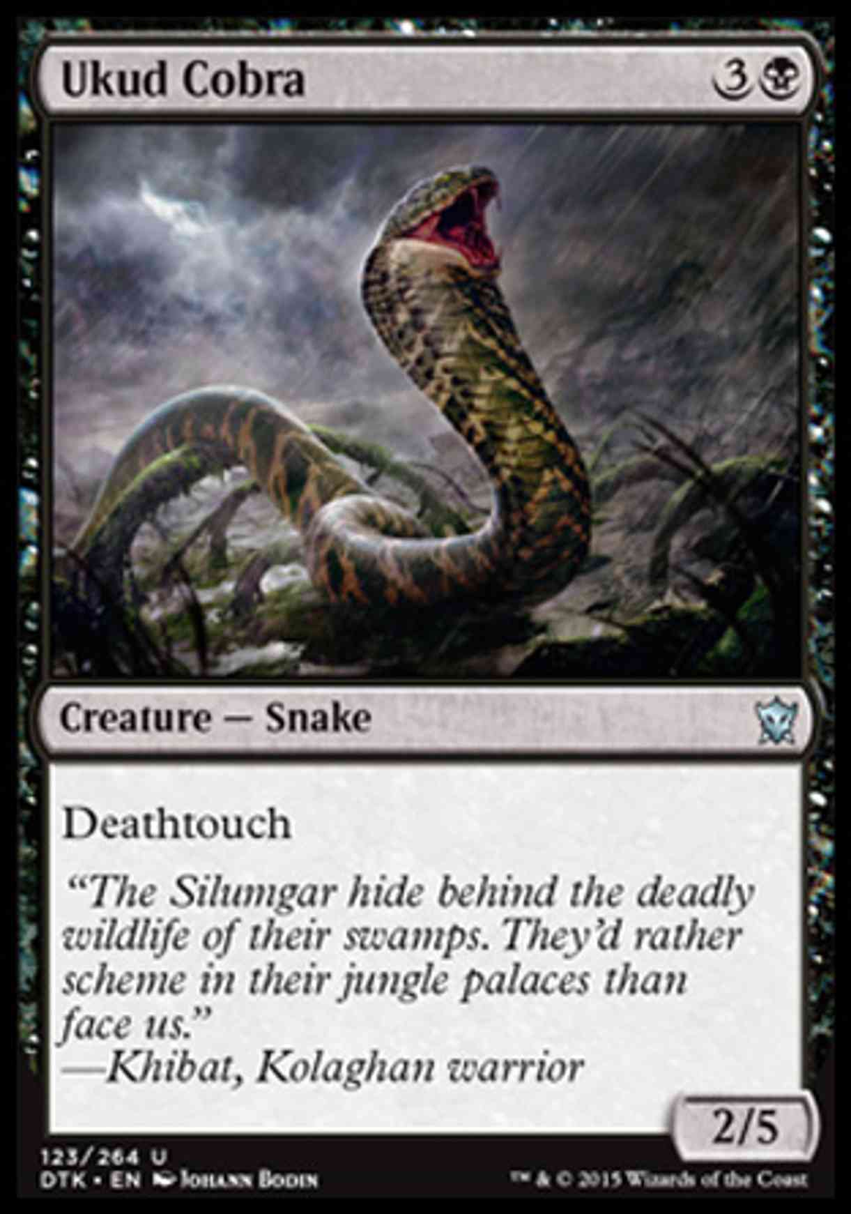 Ukud Cobra magic card front