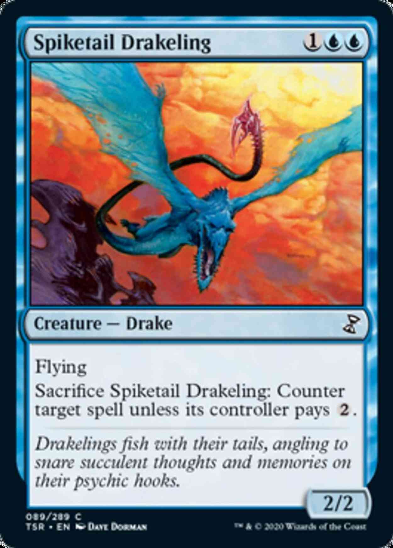 Spiketail Drakeling magic card front