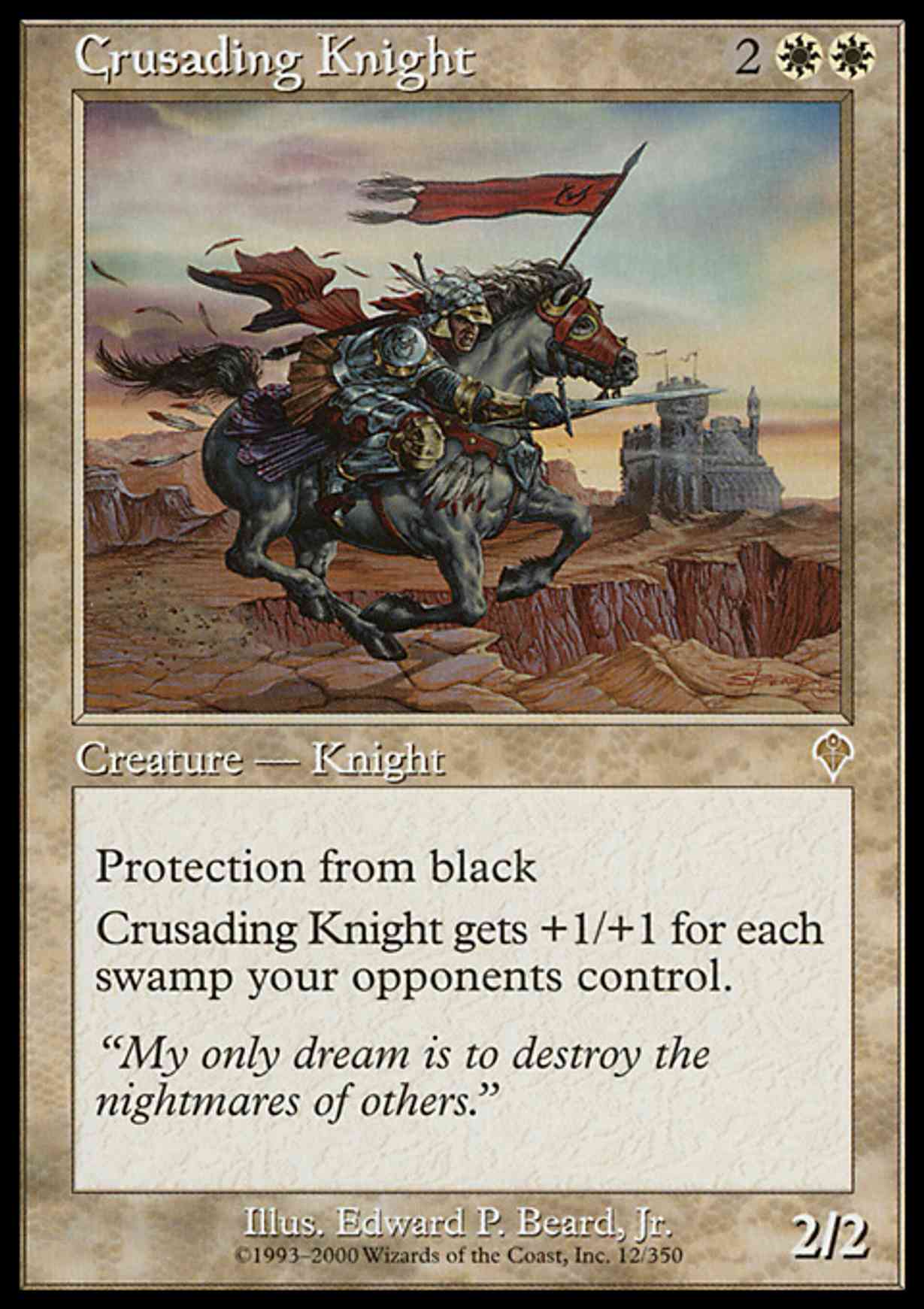 Crusading Knight magic card front