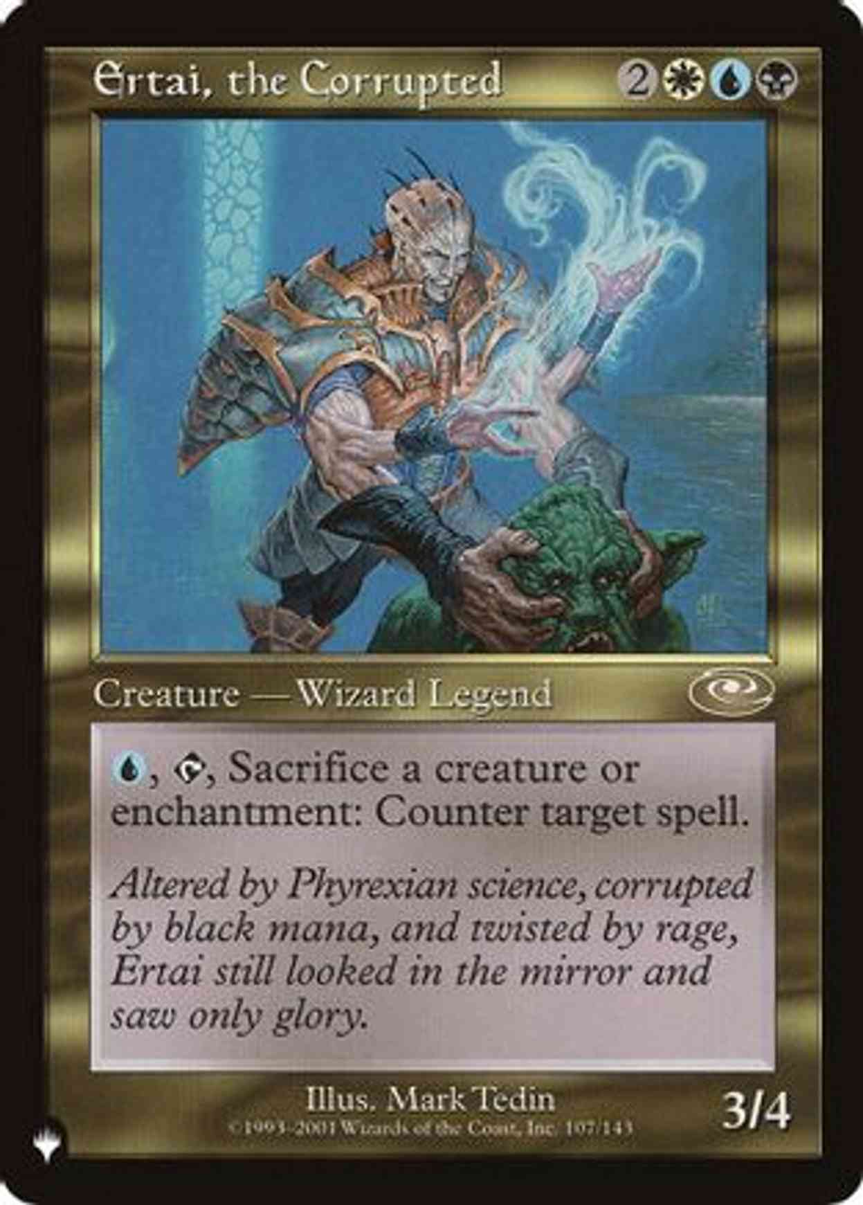 Ertai, the Corrupted magic card front