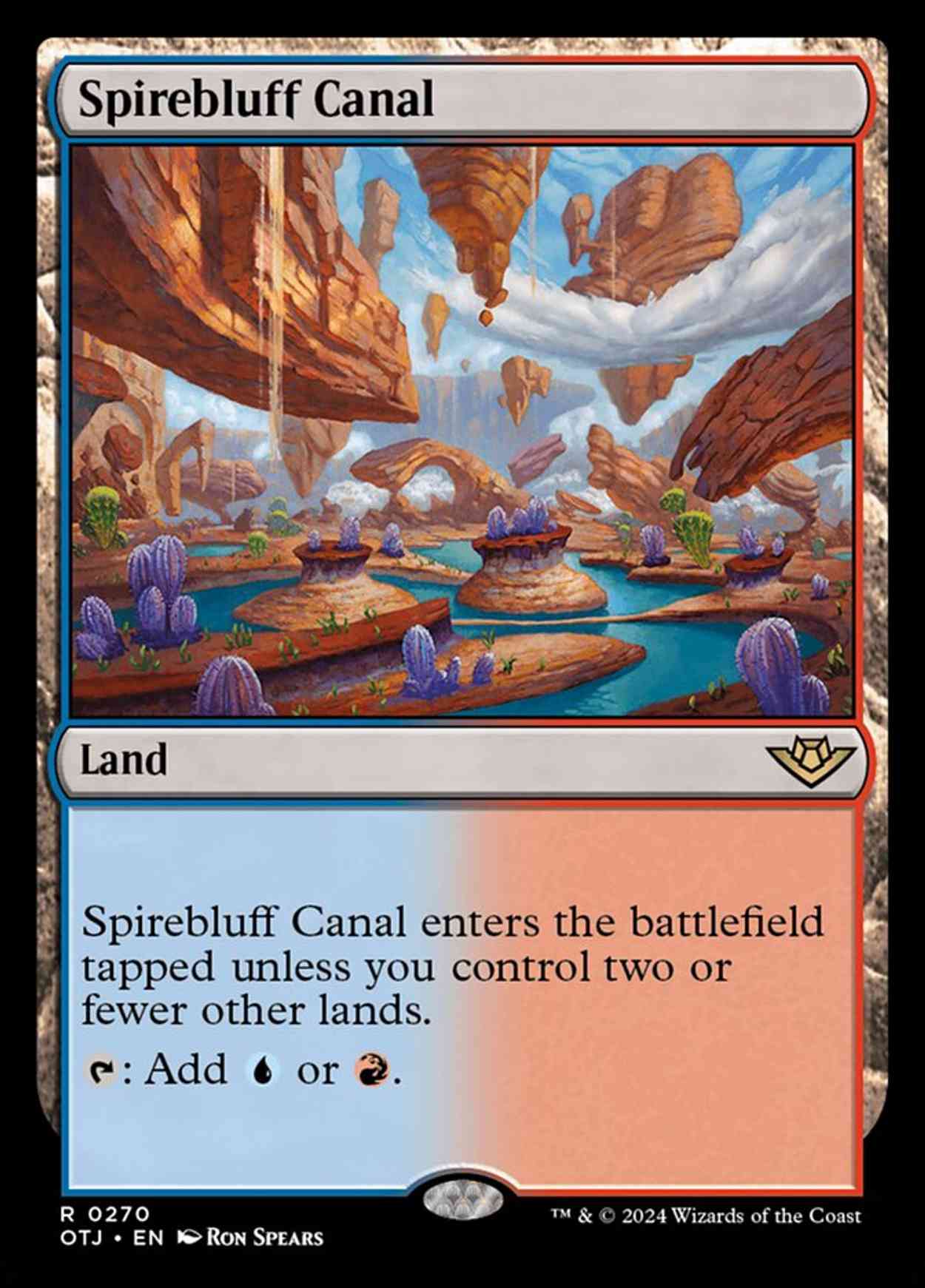 Spirebluff Canal magic card front