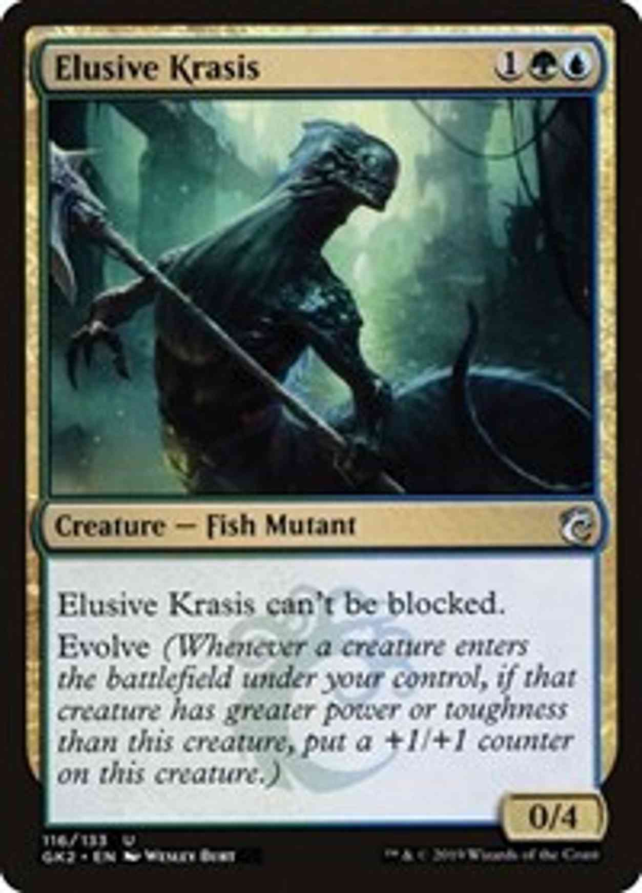 Elusive Krasis magic card front