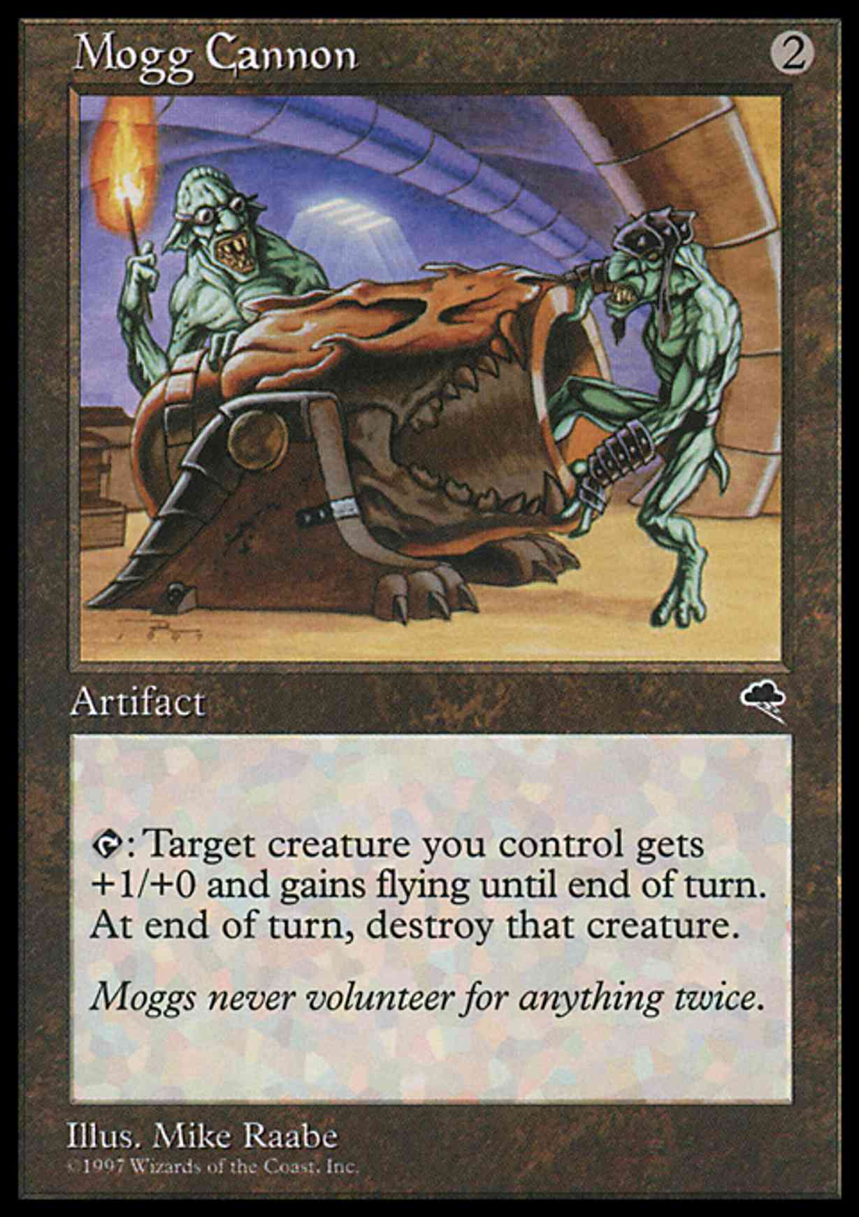 Mogg Cannon magic card front