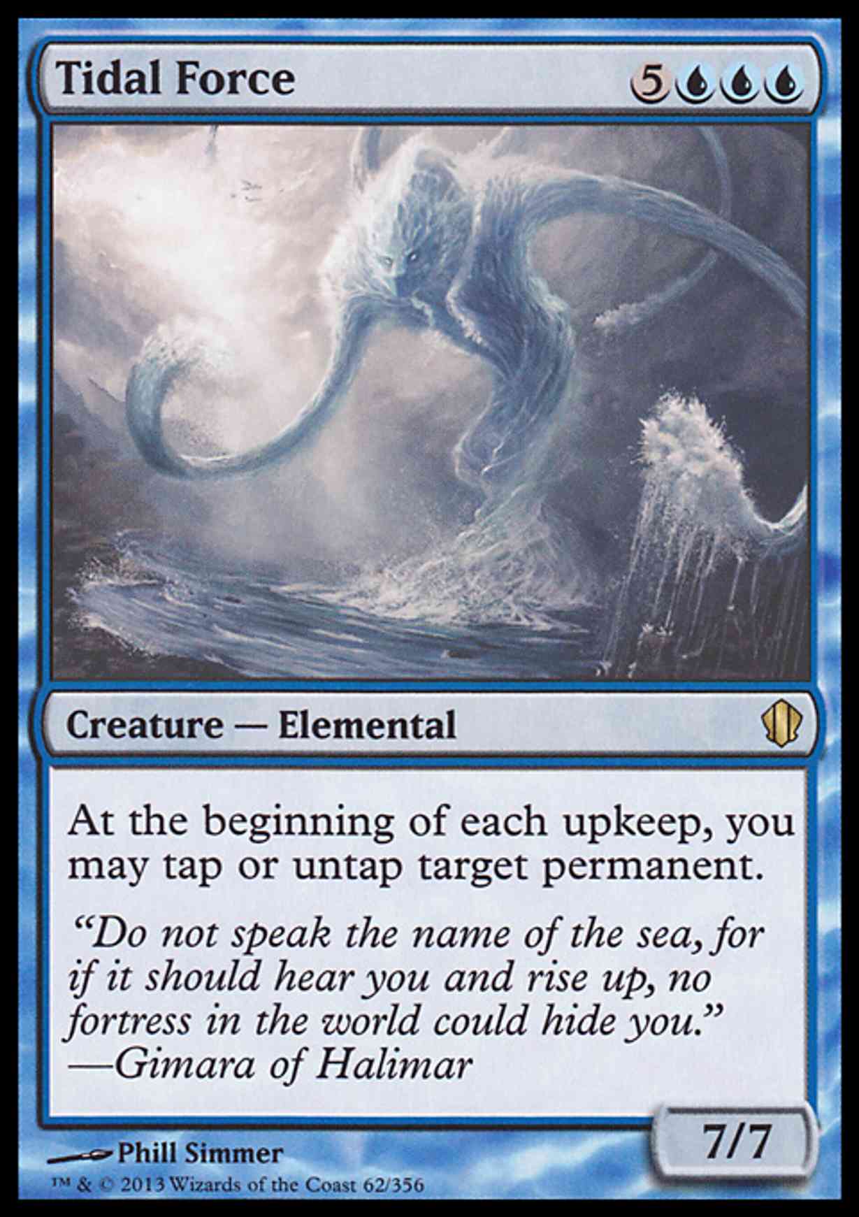 Tidal Force magic card front
