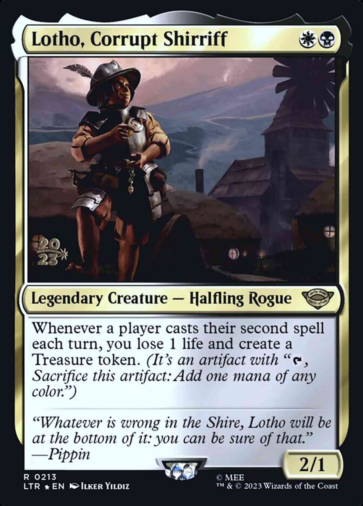 Lotho, Corrupt Shirriff magic card front