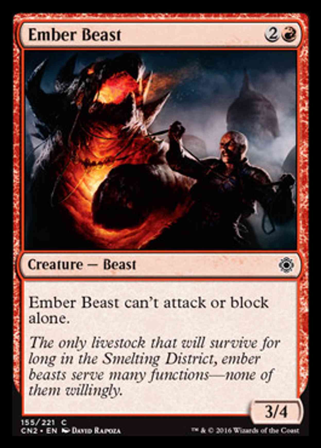 Ember Beast magic card front