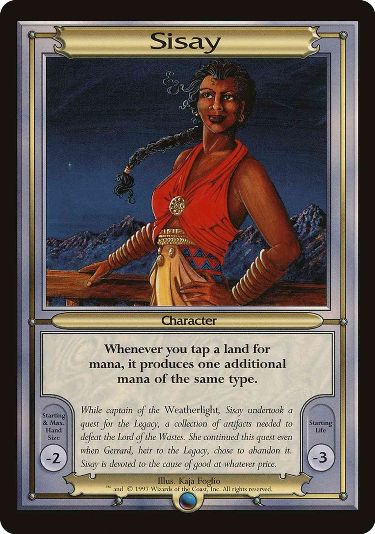 Sisay (Oversize) magic card front