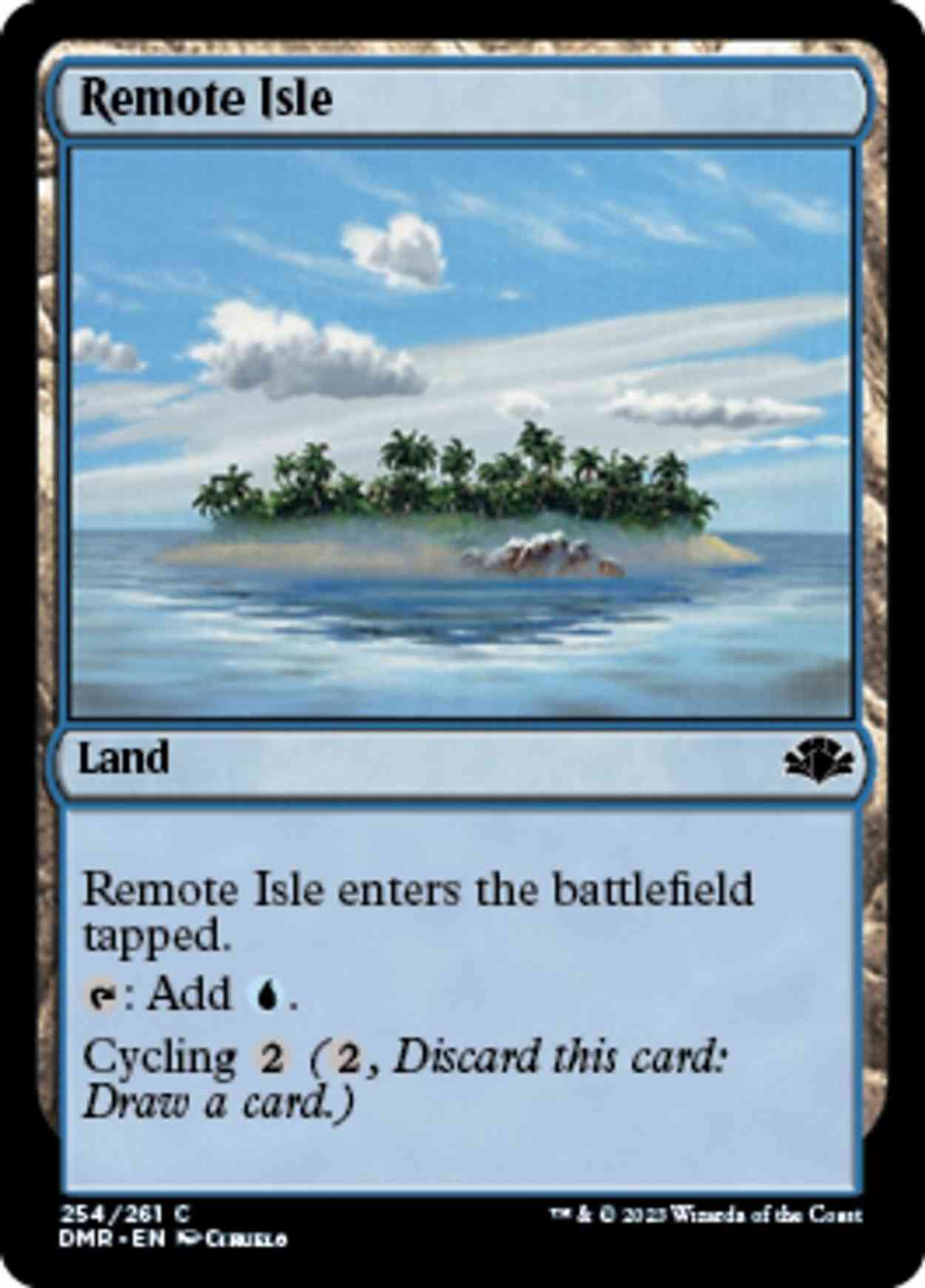 Remote Isle magic card front
