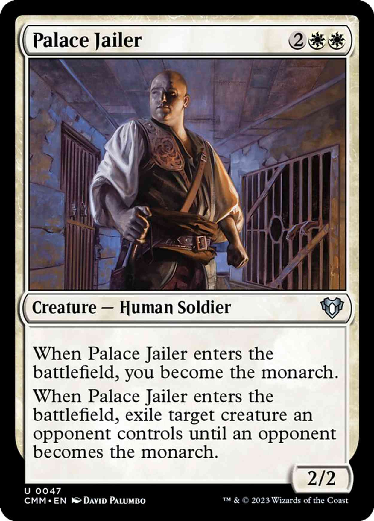 Palace Jailer magic card front