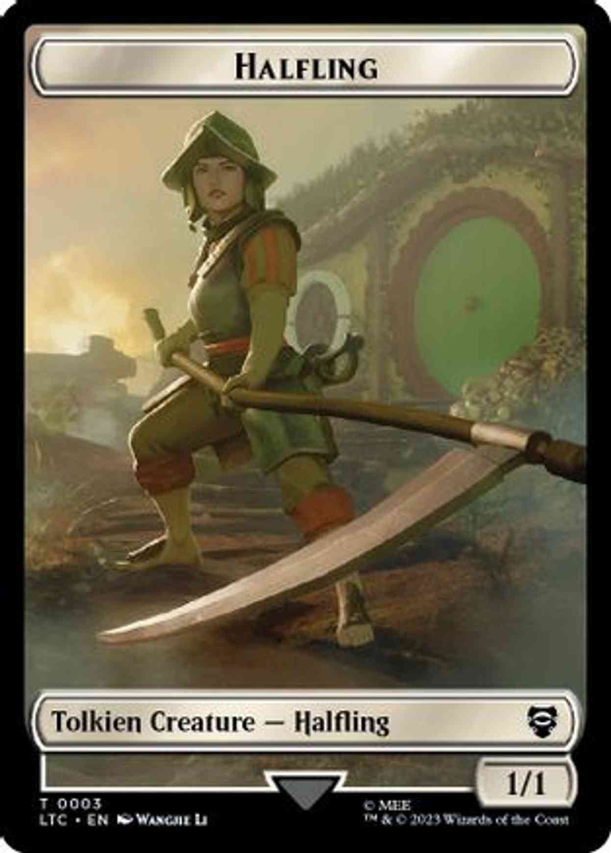 Halfling // Treasure Double-Sided Token magic card front